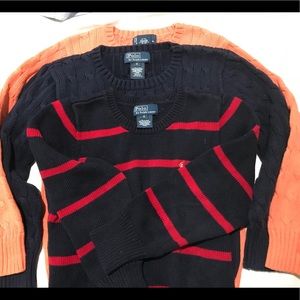 3 Ralph Lauren sweaters